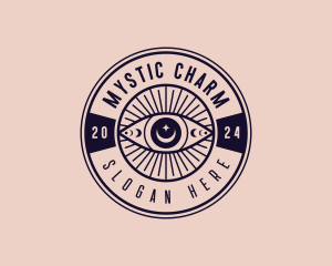 Bohemian Mystic Eye logo design