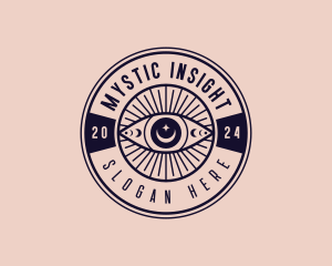 Bohemian Mystic Eye logo design