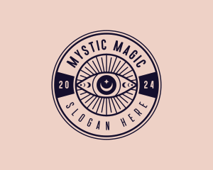 Bohemian Mystic Eye logo design