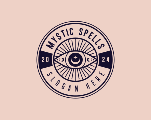 Bohemian Mystic Eye logo design