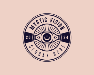 Bohemian Mystic Eye logo design