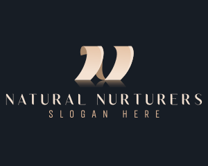 Elegant Boutique Fashion Letter N logo design