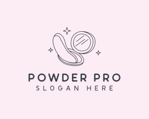 Makeup Cosmetics Powder logo design