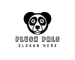 Panda Bear Animal logo design