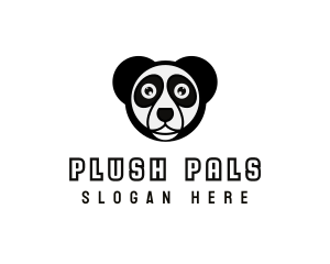 Panda Bear Animal logo design