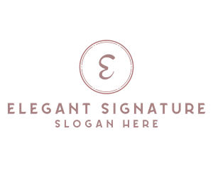 Elegant Sleek Cosmetic logo design