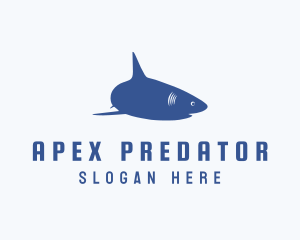 Swimming Predator Shark  logo