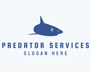 Swimming Predator Shark  logo