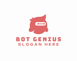 Cute Monster Robot logo design