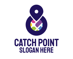 City Map Point logo design