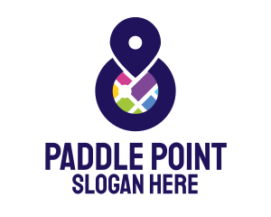 City Map Point logo design