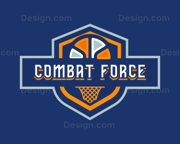 Basketball Championship League Logo