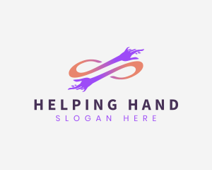 Infinity Hand Foundation logo design