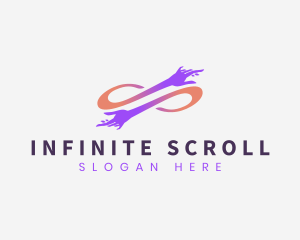 Infinity Hand Foundation logo design