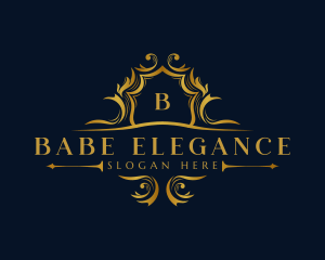 Luxury Royalty Crest Decorative logo design