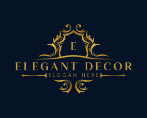 Luxury Royalty Crest Decorative logo design