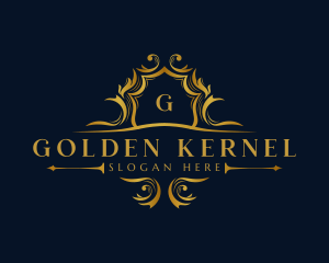 Luxury Royalty Crest Decorative logo design