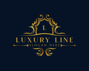 Luxury Royalty Crest Decorative logo design