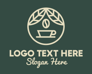 Organic Coffee Badge Logo