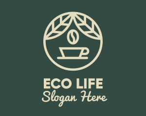 Organic Coffee Badge logo design