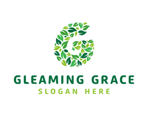 Colorful G Leaves  logo design