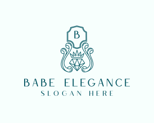 Diamond Jewelry Accessory Boutique logo design