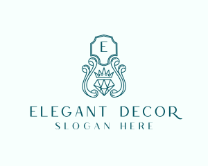 Diamond Jewelry Accessory Boutique logo design