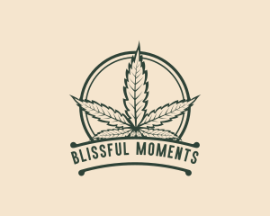 Cannabis Weed Leaf Logo