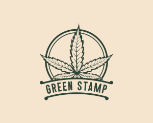 Cannabis Weed Leaf logo design