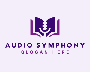 Podcast Audio Book  logo design