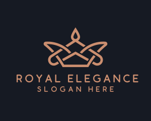 Monarchy Royal Tiara  logo design