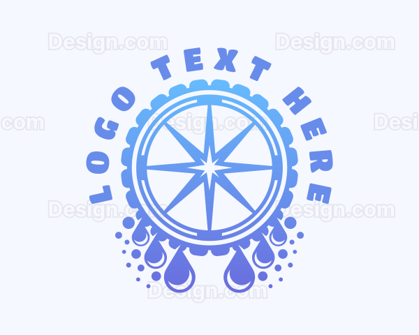 Water Tire Cleaning Logo