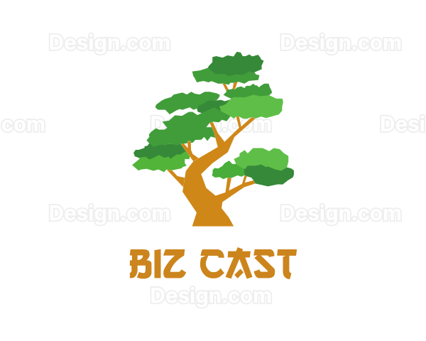 Bonsai Tree Gardening Logo