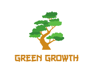 Bonsai Tree Gardening  logo design