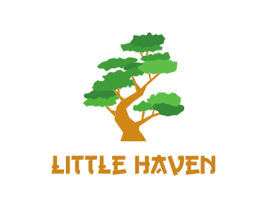 Bonsai Tree Gardening  logo design