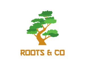 Bonsai Tree Gardening  logo design