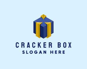 Modern Gift Box logo design