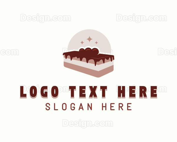 Chocolate Pastry Dessert Logo