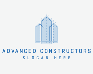 Building Tower Construction logo design