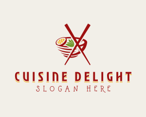 Asian Noodle Culinary logo design