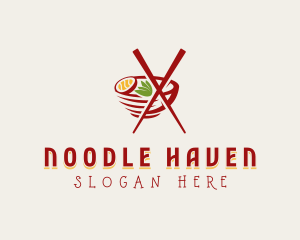 Asian Noodle Culinary logo design