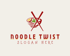 Asian Noodle Culinary logo design