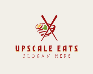 Asian Noodle Culinary logo design