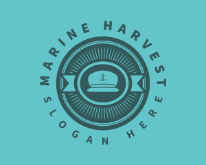 Marine Captain Hat logo design