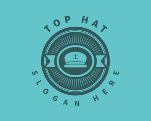 Marine Captain Hat logo design