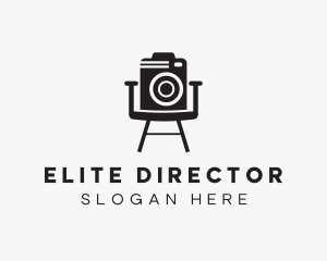 Director Camera Chair  logo design