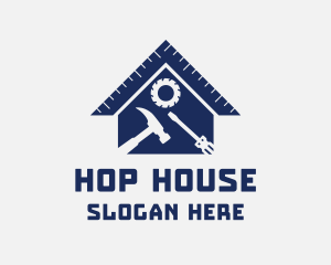 House Handyman Tools  logo design