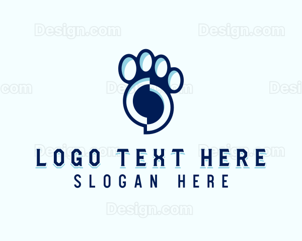 Veterinarian Pet Grooming Logo