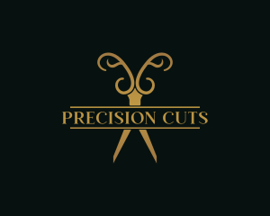 Styling Barber Scissors  logo design