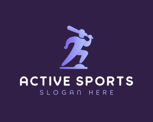 Sports Athlete Baseball logo